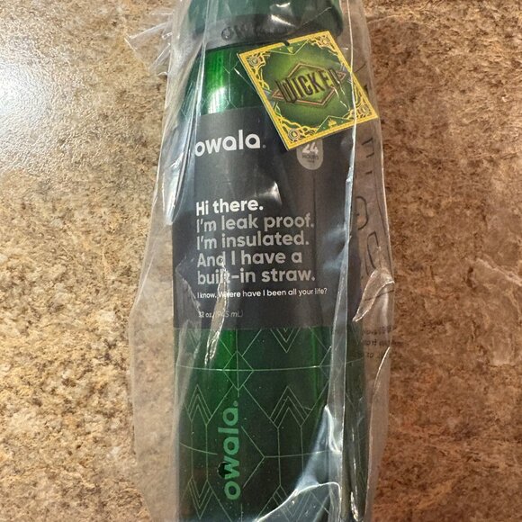 Owala X Wicked For Good ELPHABA 32oz Freesip New With Tags! - Picture 5 of 6